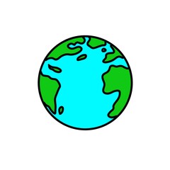 green earth globe ilustrasi