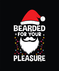 bearded for your pleasure Pet t shirt design 