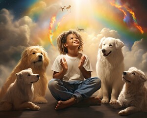 Dog Childcare provider nurturing young minds