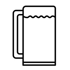 Drinks Icon and Illustration in Line Style