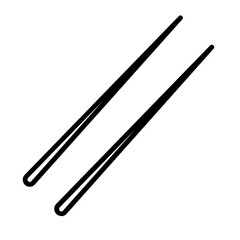 Skewers Icon and Illustration in Line Style