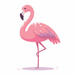 Cute flamingo vector illustration, seamless pattern, textile graphic, wallpaper designs