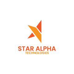 a stars logo design vector