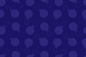 New Year seamless blue pattern with Christmas balls. Vector pattern for textiles, wrapping paper, wallpaper, backgrounds and cards.