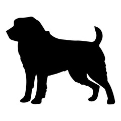 Dog Shape Silhouette