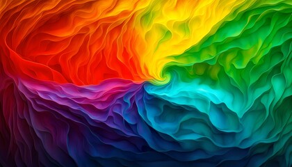 Rainbow background of multi-colored stripes of the colors of the LGBT flag textured. LGBT background. stripes, textures, shapes, with the LGBTQ rainbow pride colors background Generative AI