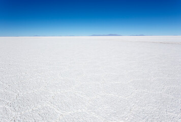 Fototapeta na wymiar A view of Uyuni salt flat