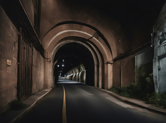 tunnel in the old town