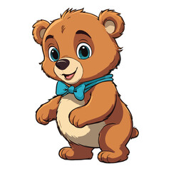 Obraz na płótnie Canvas Cute Teddy Bear Illustration for kids
