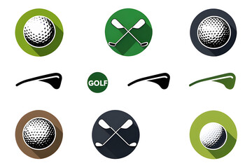 Golf Icons - Simple and Stylish Golfing Symbols