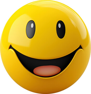 Naklejki Emoji happy transparent background PNG clipart