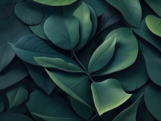 abstract black leaf textures for a tropical background image.