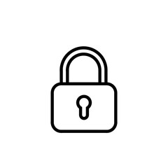 padlock icon illustration