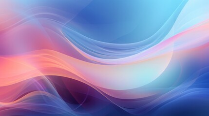 Obraz premium Psychic Waves abstract background, copy space, 16:9