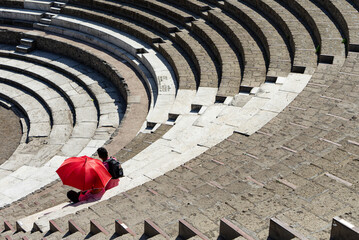 Besuch im Amphitheater