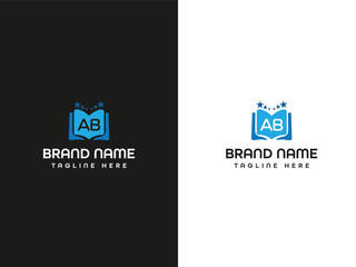 book letter business logo design