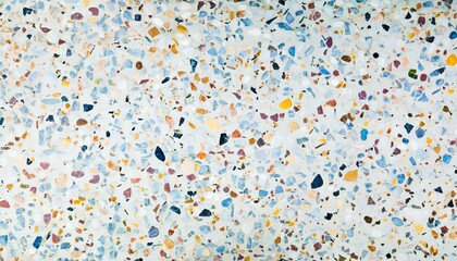 Terrazzo floor pattern. Consist of marble, colorful stones, concrete textured surface