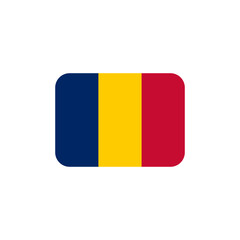 Fototapeta premium 🇹🇩 Flag: Chad