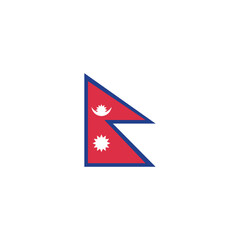 Obraz premium 🇳🇵 Flag: Nepal