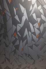 Abstract metal background with Generative AI technology