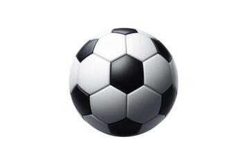 Soccer Ball on a Transparent Background
