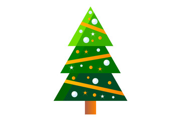 christmas tree made of balls,  png background, Transparent image