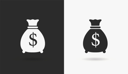 Cash pocket icon web, app, ui ux, mall sign, door label, vector design element, digital, print