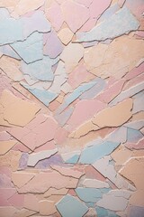 Abstract background of an old wall with weathered antique paint in pastel shades with Generative AI technology