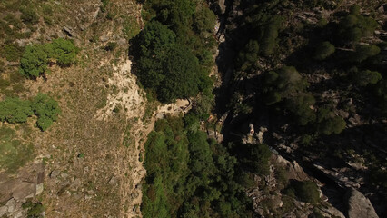 Top View of Mountain Canyon