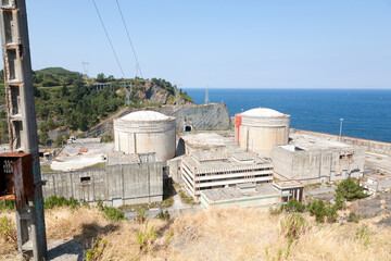 Lemoniz unfinished nuclear power plant, Spain
