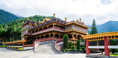 The monastery is set amidst the serene and picturesque landscape of the Dirang, making it a popular destination for both tourists and spiritual seekers. 