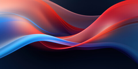 Futuristic abstract background with flowing shapes.