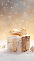 a beautifully wrapped gift box