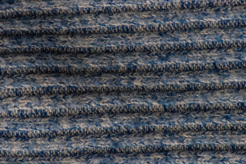 Blue knitted sweater texture