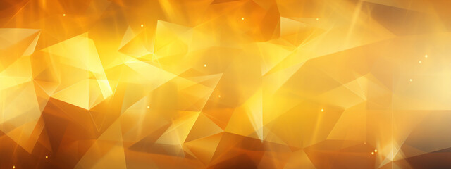 Intricate polygonal design in yellow shades.