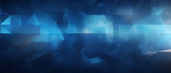 Obraz premium Rich blue polygons intricately arranged.