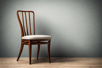 Fototapeta na wymiar Single chair on room