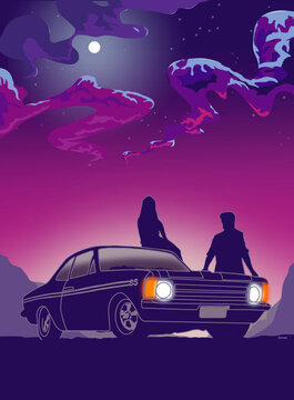 Casal viajando de Opala