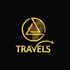 al travel logo design vector