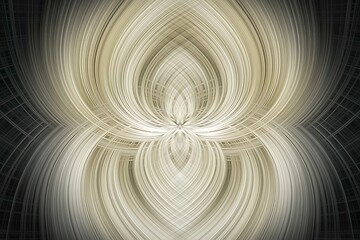 Abstract illustration of brown and white rounded lines - background for textures