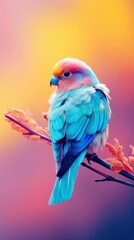 Obraz premium Pastel Beautiful and Lovely Bird