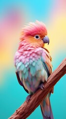 Pastel Beautiful and Lovely Bird

