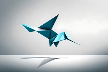 origami paper bird