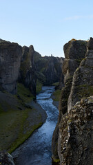 fjadrargljufur canyon in iceland