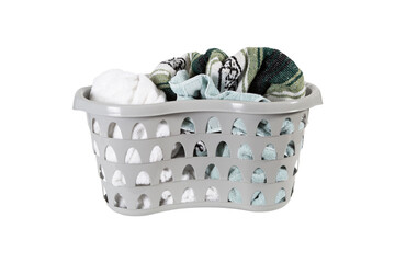 laundry basket isolated on transparent background