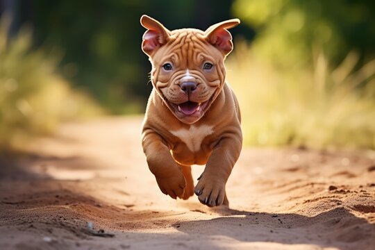 Playful Bully Puppy