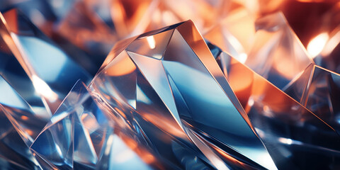 Intricate crystal formations captured in a soft-focus.