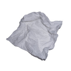 Tissue paper isolated with clipping path