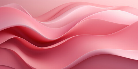 Softly undulating pink paper textures.