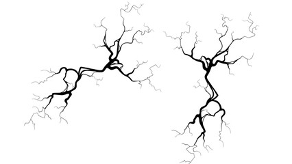 Grunge effect black background screen overlay and white background overly Old vintage and rough texture illustration photos effect, crack earth, aged wall, old wall texture, overly effect  download 